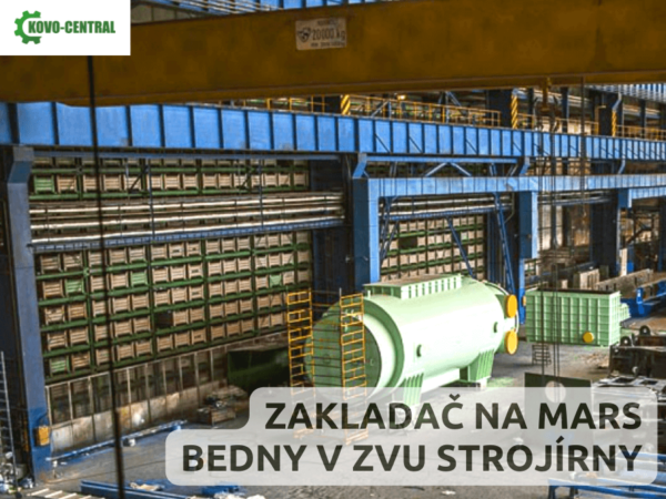 Demolice a likvidace ocelového zakladače na MARS bedny v ZVU Strojírny - demoliční práce Kovo-Central s.r.o.
